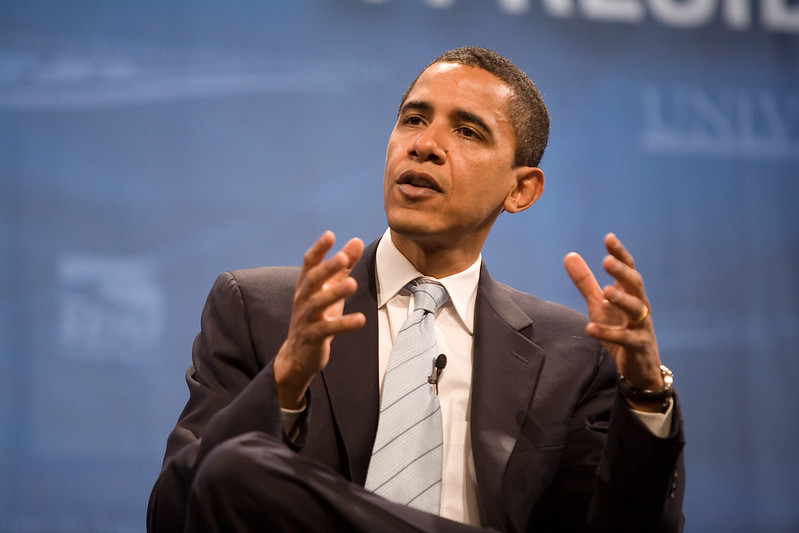 Barack Obama at Las Vegas Presidential Forum, von Center for American Progress Action Fund, 2007, CC BY-ND 2.0